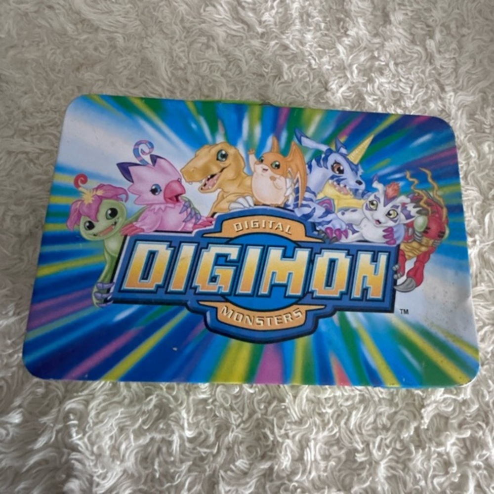 Vintage‎ Colorful Digimon lunch Box